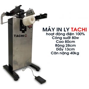 Máy in lụa tròn tự động in ly tự động điện 220v không khí nén