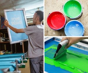 cách in lụa trên nhựa