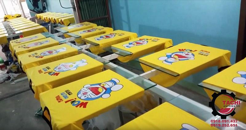 In lụa áo thun có thể gia công số lượng lớn với chi phí rẻ
